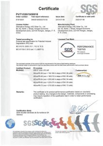 PID Certificate